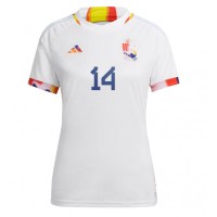 Belgien Dries Mertens #14 Udebanetrøje Dame VM 2022 Kortærmet